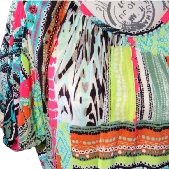 Uncle Frank Aztec Print Casual Tunic/Shift Dress - Picture 4 of 8